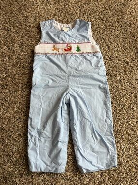 Classic Whimsy Christmas Smocked Longall